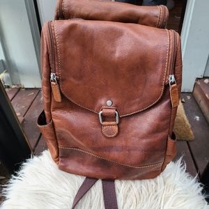 Jack George's Leather Backpack / Crossbody Purse